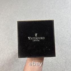 Waterford Crystal Brass Cambridge Candlestick Holders Pair Taper Candle Sticks