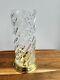 Waterford Crystal & Brass Wyndham Hurricane Candle Lamp W Brass Base 10.5 Tall