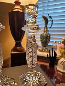 Waterford Crystal Candle Holders Set Of 2