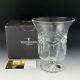 Waterford Crystal Dolmen Pillar Candle Hurricane / Vase Celtic Knot Beautiful