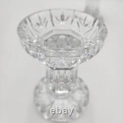 Waterford Crystal Glass Bethany 5.5 Pillar Candle Holders Stands Lot of 2 VTG