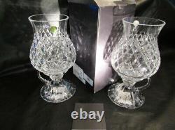 Waterford Crystal Hurricane Style 10 Candle Holders Brand New in Box's Labels