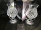 Waterford Crystal Hurricane Style 10 Candle Holders Brand New In Box's Labels