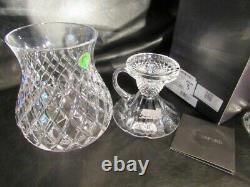 Waterford Crystal Hurricane Style 10 Candle Holders Brand New in Box's Labels