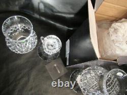 Waterford Crystal Hurricane Style 10 Candle Holders Brand New in Box's Labels