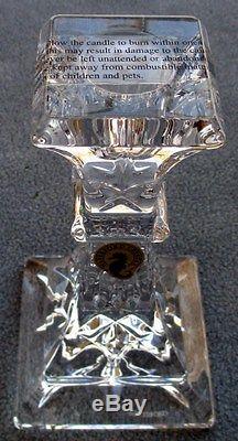 Waterford Crystal Lismore 6 Inch Candle Holders Candlesticks New in Box