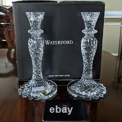 Waterford Crystal SEA JEWEL CandleStick 10 Candle Holder Abstract Seahorse