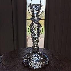 Waterford Crystal SEA JEWEL CandleStick 10 Candle Holder Abstract Seahorse