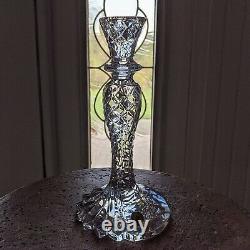 Waterford Crystal SEA JEWEL CandleStick 10 Candle Holder Abstract Seahorse
