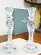Waterford Crystal Sea Jewel Candlesticks Candle Holders Set / 2 New