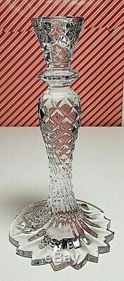 Waterford Crystal Sea Jewel Candle Sticks! 1 Pair! NIB