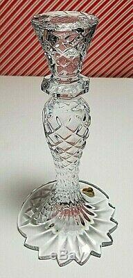 Waterford Crystal Sea Jewel Candle Sticks! 1 Pair! NIB