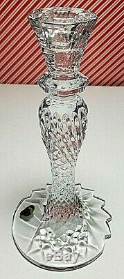 Waterford Crystal Sea Jewel Candle Sticks! 1 Pair! NIB