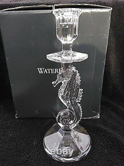 Waterford Crystal Seahorse 11 1/2 Candlesticks