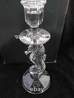 Waterford Crystal Seahorse 11 1/2 Candlesticks