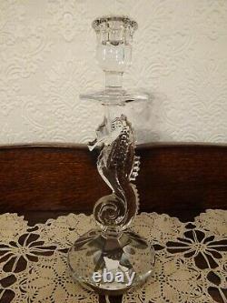 Waterford Crystal Seahorse Pair of Candlesticks Brand New & Gift Boxed