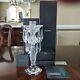 Waterford Crystal Tara Candelabra Candle Stick Holder + Prisms New Old Stock Mib