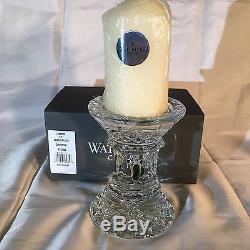 Waterford Cut Crystal Lismore Pillar Candle Holder Candlestick Nib