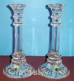 Waterford Kinsley Candlestick 10 Tall SET/2 Crystal from Ireland 147775 New