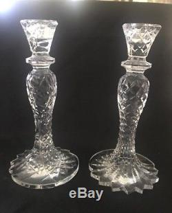 Waterford One Pair Seahorse Abstract CANDLEHOLDERS/CANDLESTICKS