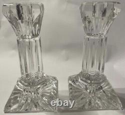 Waterford crystal candle holders