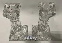 Waterford crystal candle holders