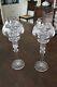 Waterford Crystal Hurricane Candle Sticks, A Pair (2)