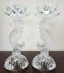 Waterford Crystal Unique Seahorse Candlestick Pair. 10 Inch Tall. Stunning