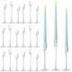 Wedding Glass Taper Candle Holders Candlestick Holders Bulk Clear Decorative
