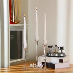 Wedding Glass Taper Candle Holders Candlestick Holders Bulk Clear Decorative