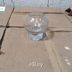 Wholesale 128 x Clear Glass Tea Light Candle Holder 10cm Shabby Chic Gift Joblot