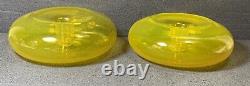 Winslow Anderson Yellow Floating Candle Holder, #902, BLENKO RARE! HARD TO FIND