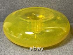 Winslow Anderson Yellow Floating Candle Holder, #902, BLENKO RARE! HARD TO FIND