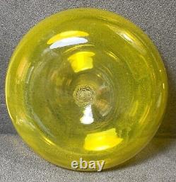 Winslow Anderson Yellow Floating Candle Holder, #902, BLENKO RARE! HARD TO FIND