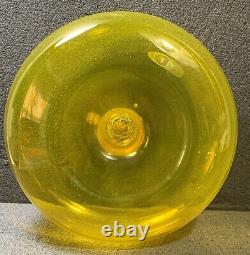 Winslow Anderson Yellow Floating Candle Holder, #902, BLENKO RARE! HARD TO FIND