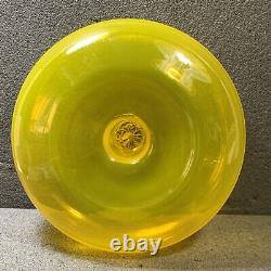 Winslow Anderson Yellow Floating Candle Holder, #902, BLENKO RARE! HARD TO FIND