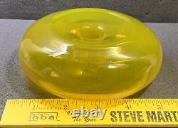 Winslow Anderson Yellow Floating Candle Holder, #902, BLENKO RARE! HARD TO FIND