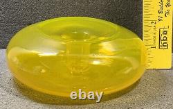 Winslow Anderson Yellow Floating Candle Holder, #902, BLENKO RARE! HARD TO FIND