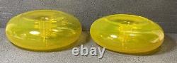 Winslow Anderson Yellow Floating Candle Holder, #902, BLENKO RARE! HARD TO FIND