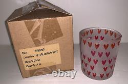 YANKEE CANDLE Dreaming of Love Hearts Jar Candle Shade/Holder/2 Votive Holders