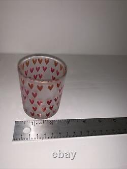 YANKEE CANDLE Dreaming of Love Hearts Jar Candle Shade/Holder/2 Votive Holders