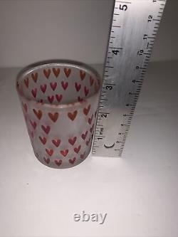 YANKEE CANDLE Dreaming of Love Hearts Jar Candle Shade/Holder/2 Votive Holders