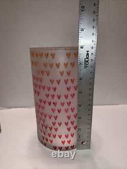 YANKEE CANDLE Dreaming of Love Hearts Jar Candle Shade/Holder/2 Votive Holders