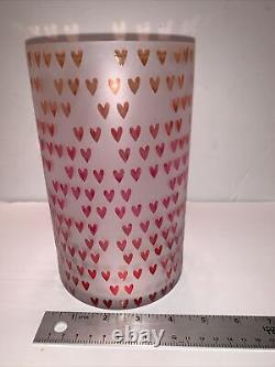 YANKEE CANDLE Dreaming of Love Hearts Jar Candle Shade/Holder/2 Votive Holders