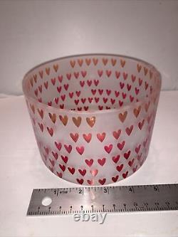 YANKEE CANDLE Dreaming of Love Hearts Jar Candle Shade/Holder/2 Votive Holders