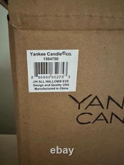 Yankee Candle All Hallows Eve Hurricane Glass Jar Holder 1564750 NIB Halloween