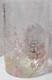 Yankee Candle Clear Crackle Large Jar Holder J/h Cherry Blossoms Pinks Gold