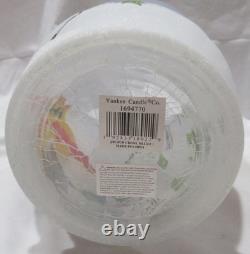 Yankee Candle Frosted Crackle Hurricane Large Jar Holder J/H CARDINAL HOLLY