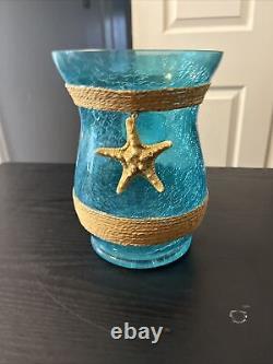 Yankee Candle Water Votive Holder in Turquoise Large Candle Holder